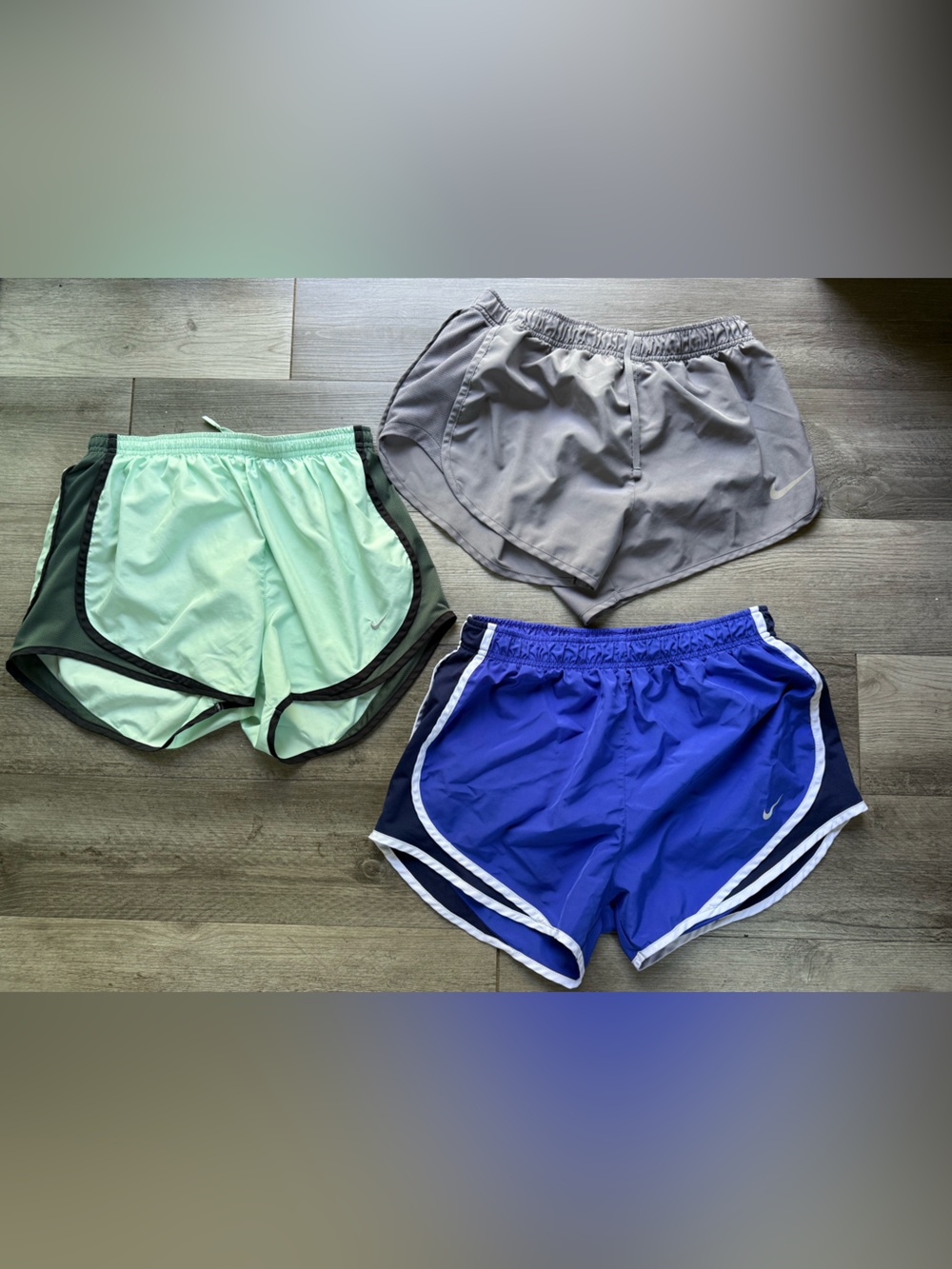 LOT of 3 Women’s Size Medium Nike Athletic DRI FIT Shorts with Liner